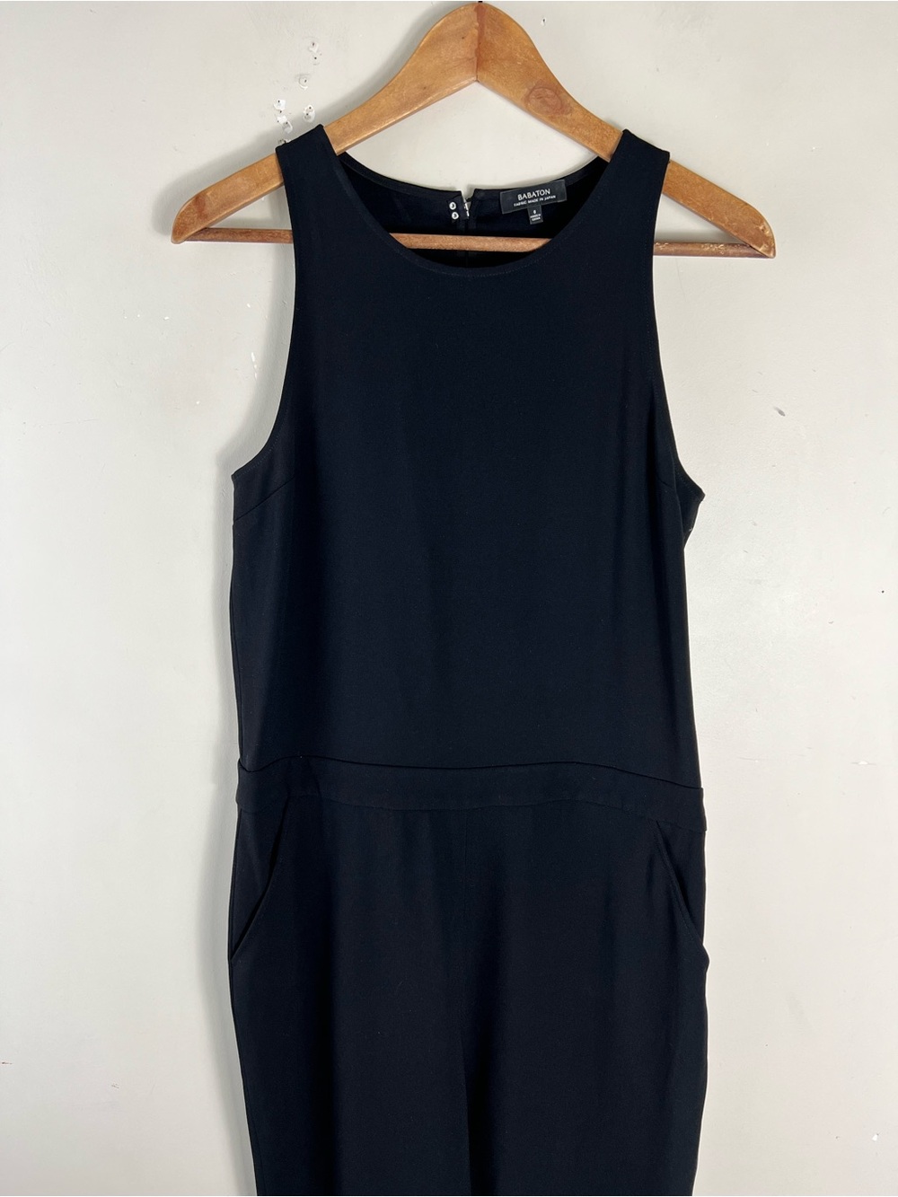 ARITZIA BABATON BRANSON BLACK CREPE JUMPSUIT Size 0 XS - Picture 7 of 16